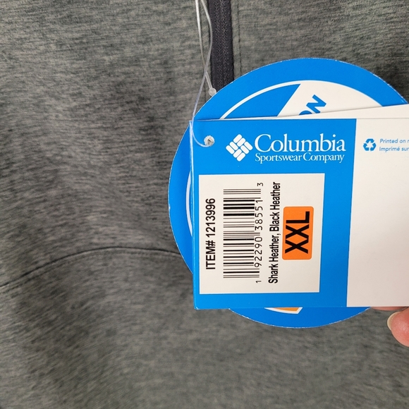 --SOLD---Columbia 1/4 zip jacket mens 2XL omni wick long sleeve - Picture 6 of 7